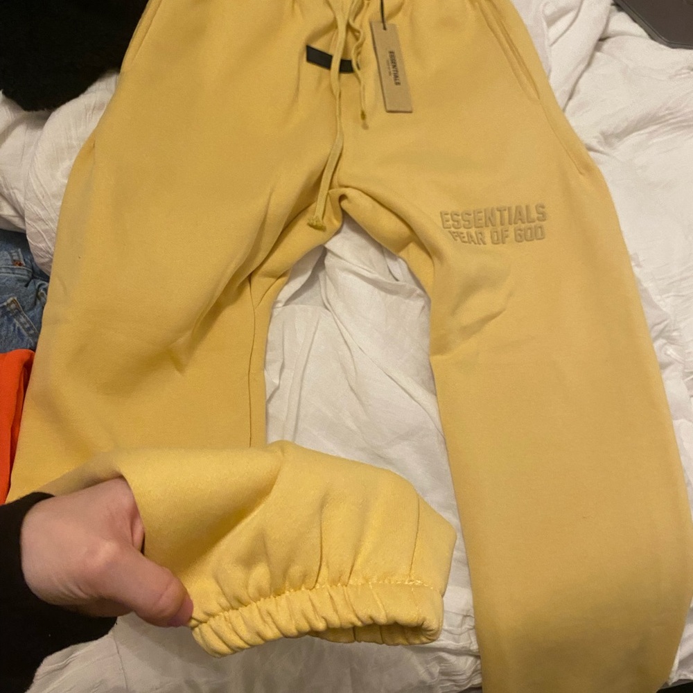 Essentials Yellow Sweatpants